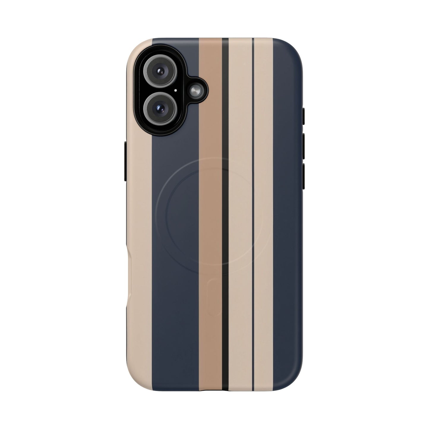 Slate Sandline Stripe iPhone Case - Premium MagSafe Protective Cover