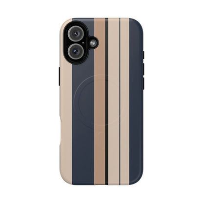 Slate Sandline Stripe iPhone Case - Premium MagSafe Protective Cover