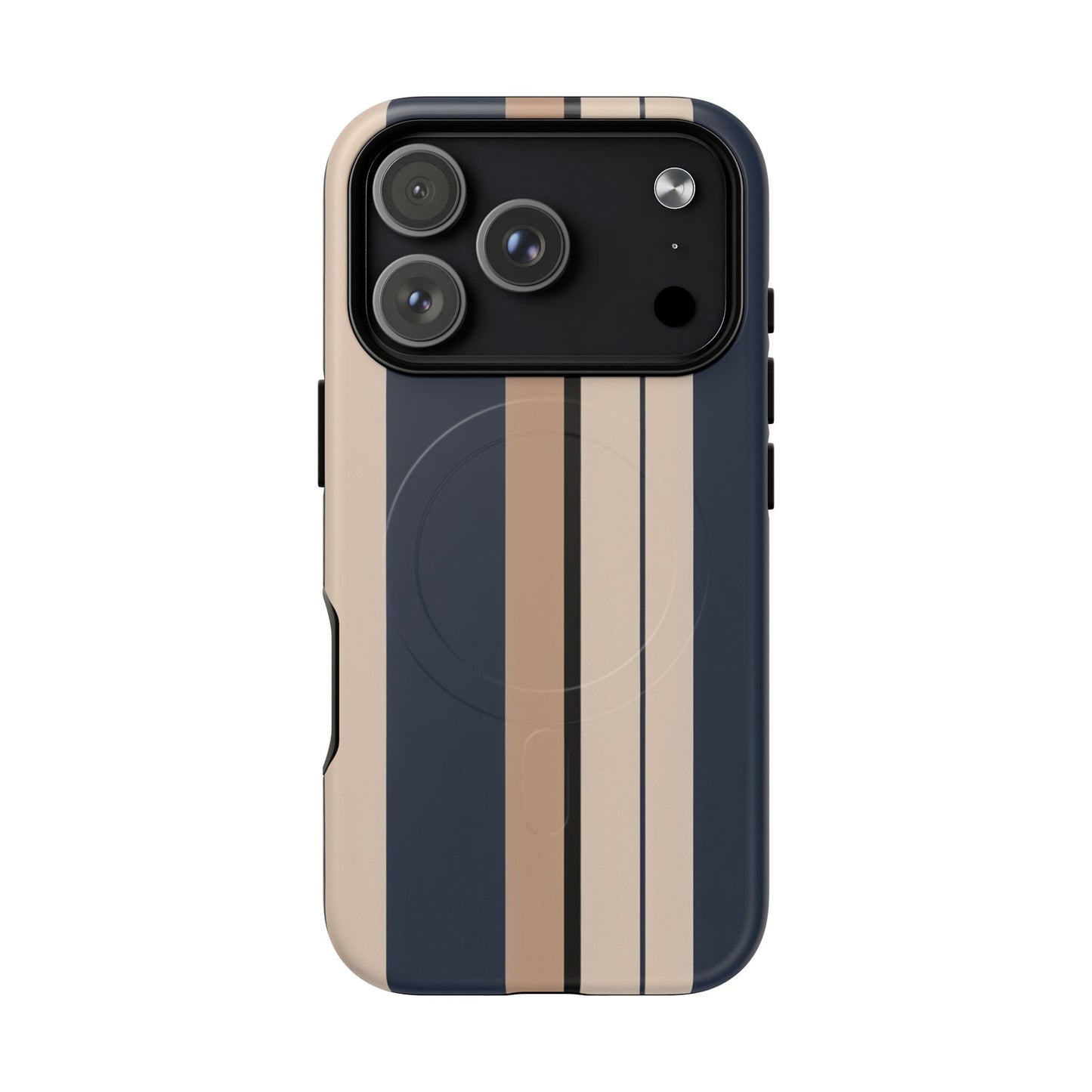 Slate Sandline Stripe iPhone Case - Premium MagSafe Protective Cover