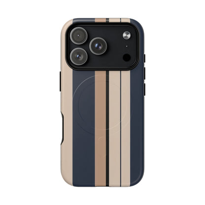 Slate Sandline Stripe iPhone Case - Premium MagSafe Protective Cover