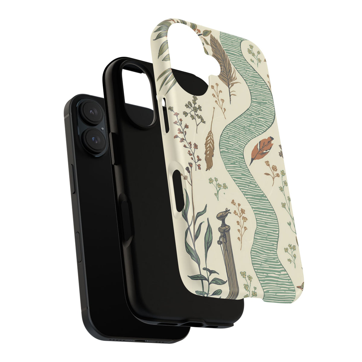 iPhone Canal-Side Botanical Premium MagSafe Case