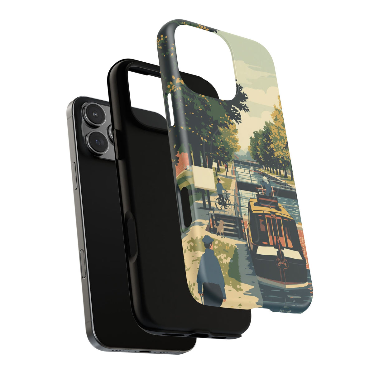 iPhone Towpath Lock Audience Premium MagSafe Case
