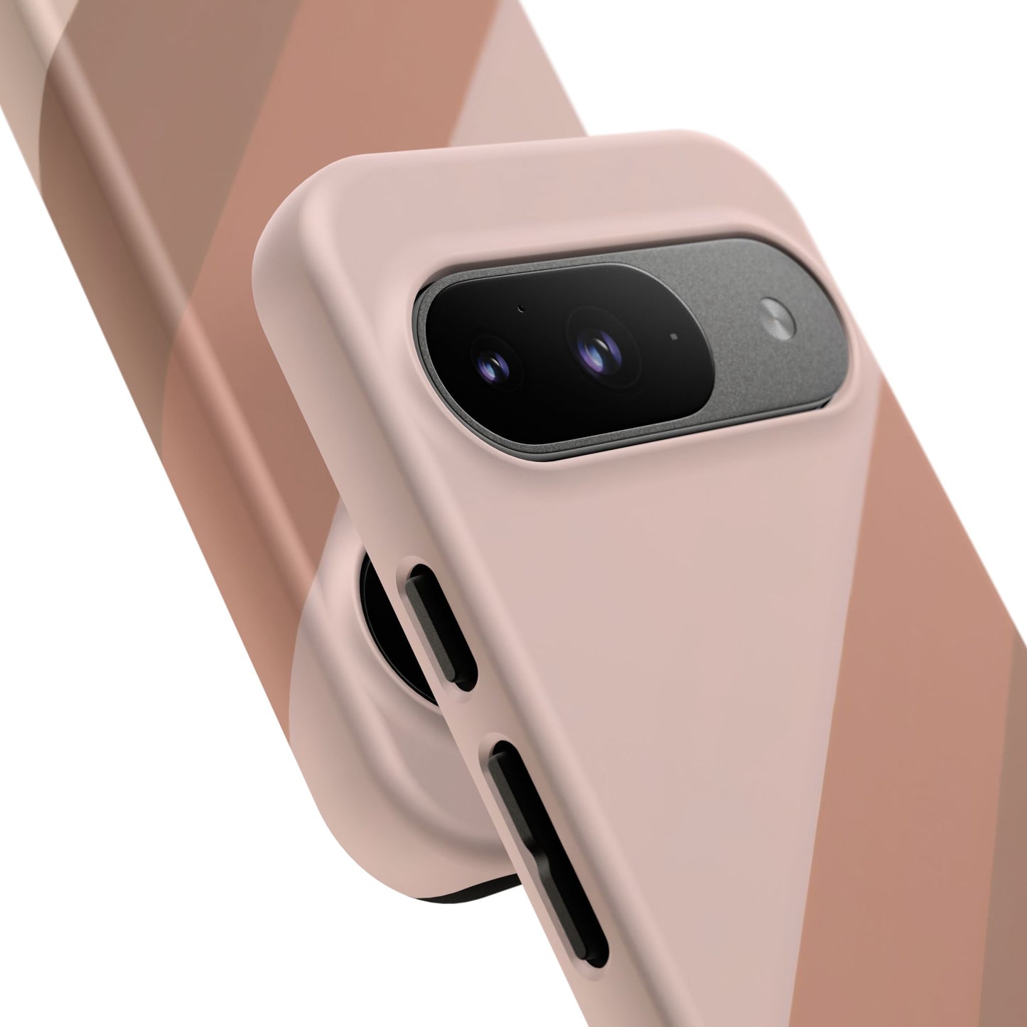 Google Pixel Case - Blush Diagonal Stripe