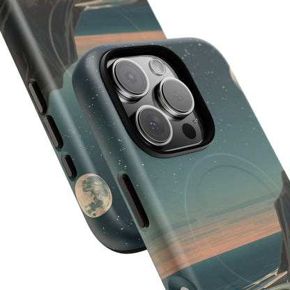 iPhone Moonlit British Cliffs Premium MagSafe Case