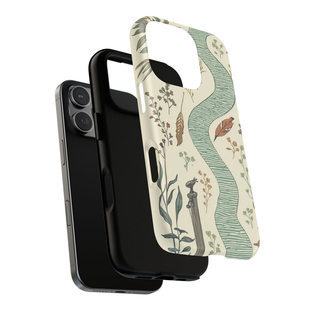 iPhone Canal-Side Botanical Premium MagSafe Case