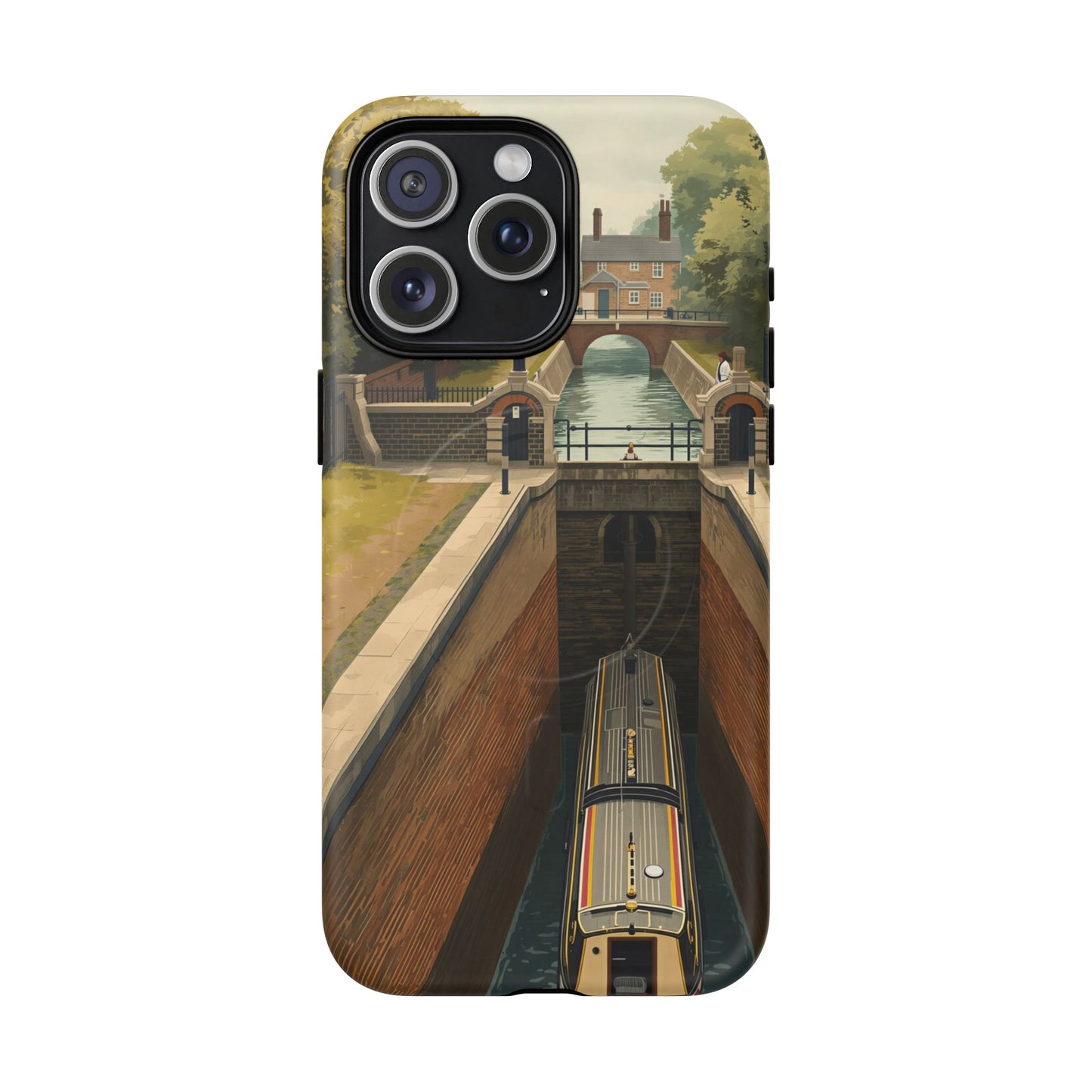 The Lock Keeper’s Vertical Journey Heritage iPhone Case