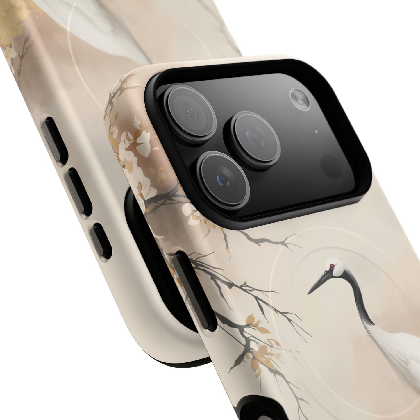 iPhone Elegant Crane Premium MagSafe Case