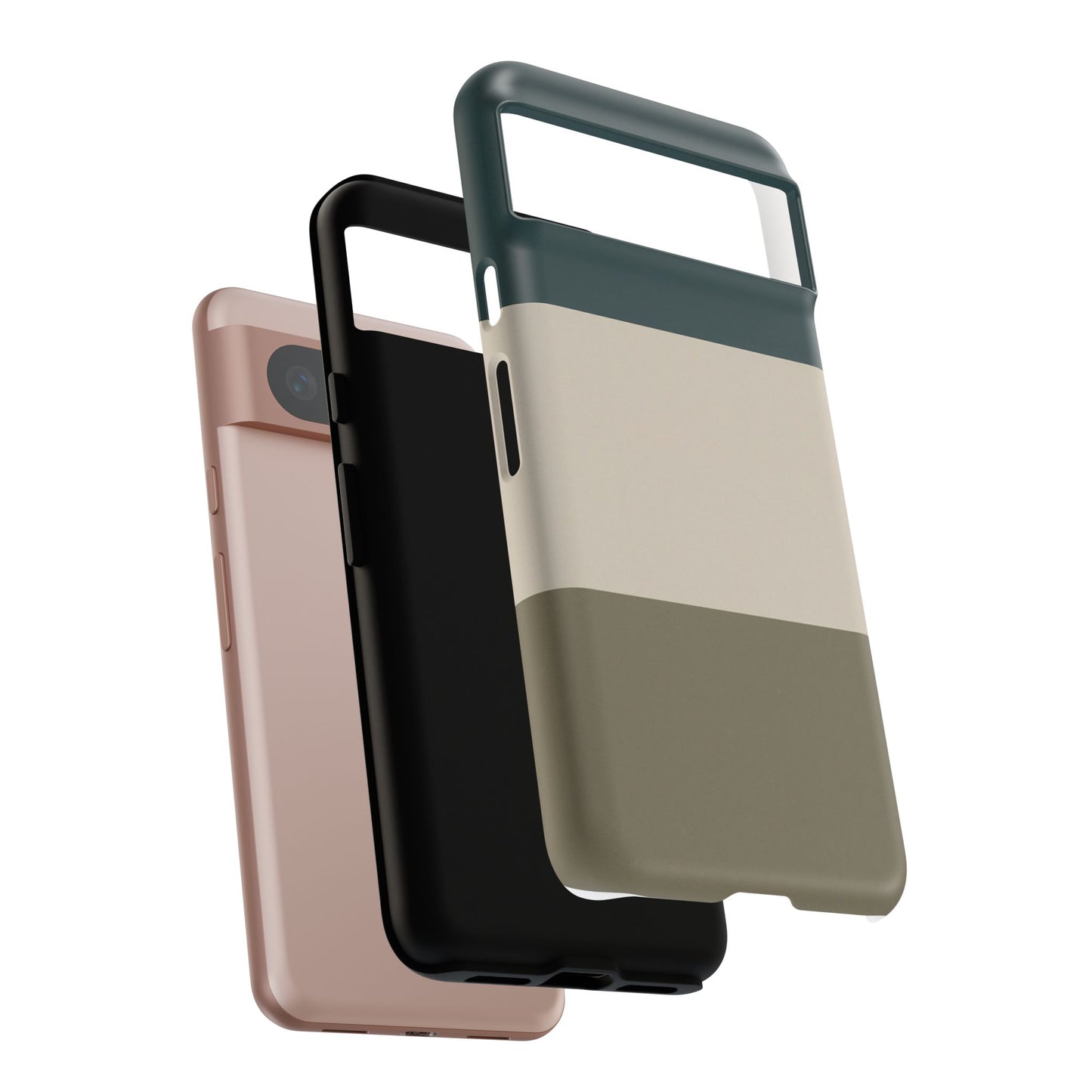 Nordic Block Google Pixel Case - Dual-Layer Matte Protective Cover
