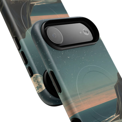iPhone Moonlit British Cliffs Premium MagSafe Case