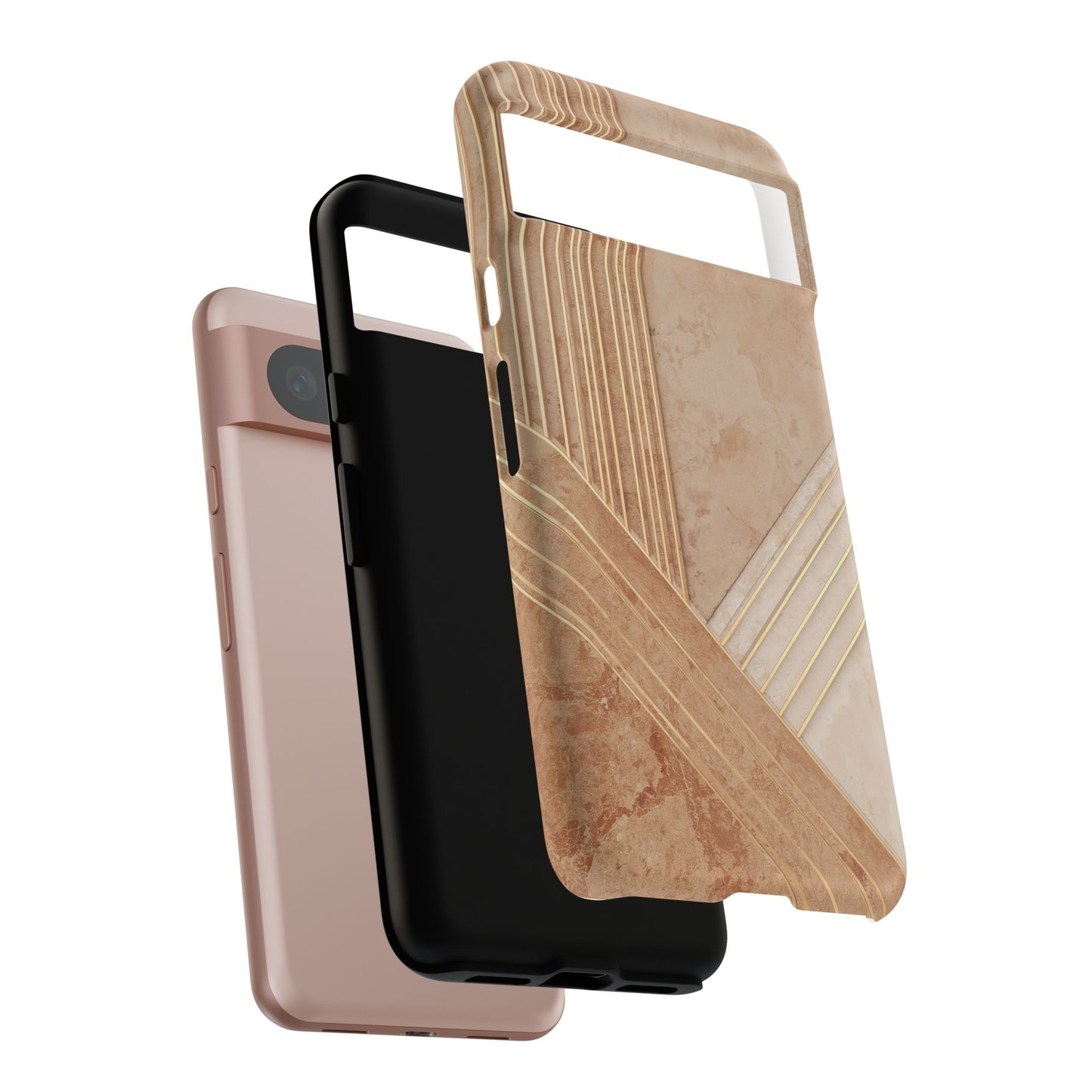 Google Pixel Case - Art Deco Marble
