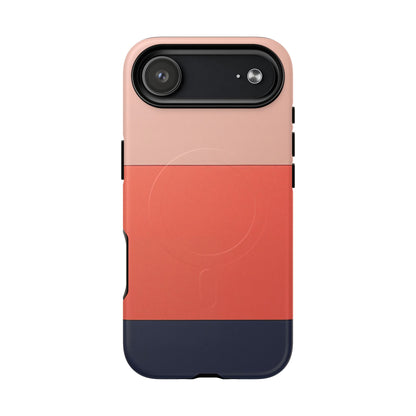Coral Block iPhone Case - Luxury Shockproof MagSafe® Tough Cover
