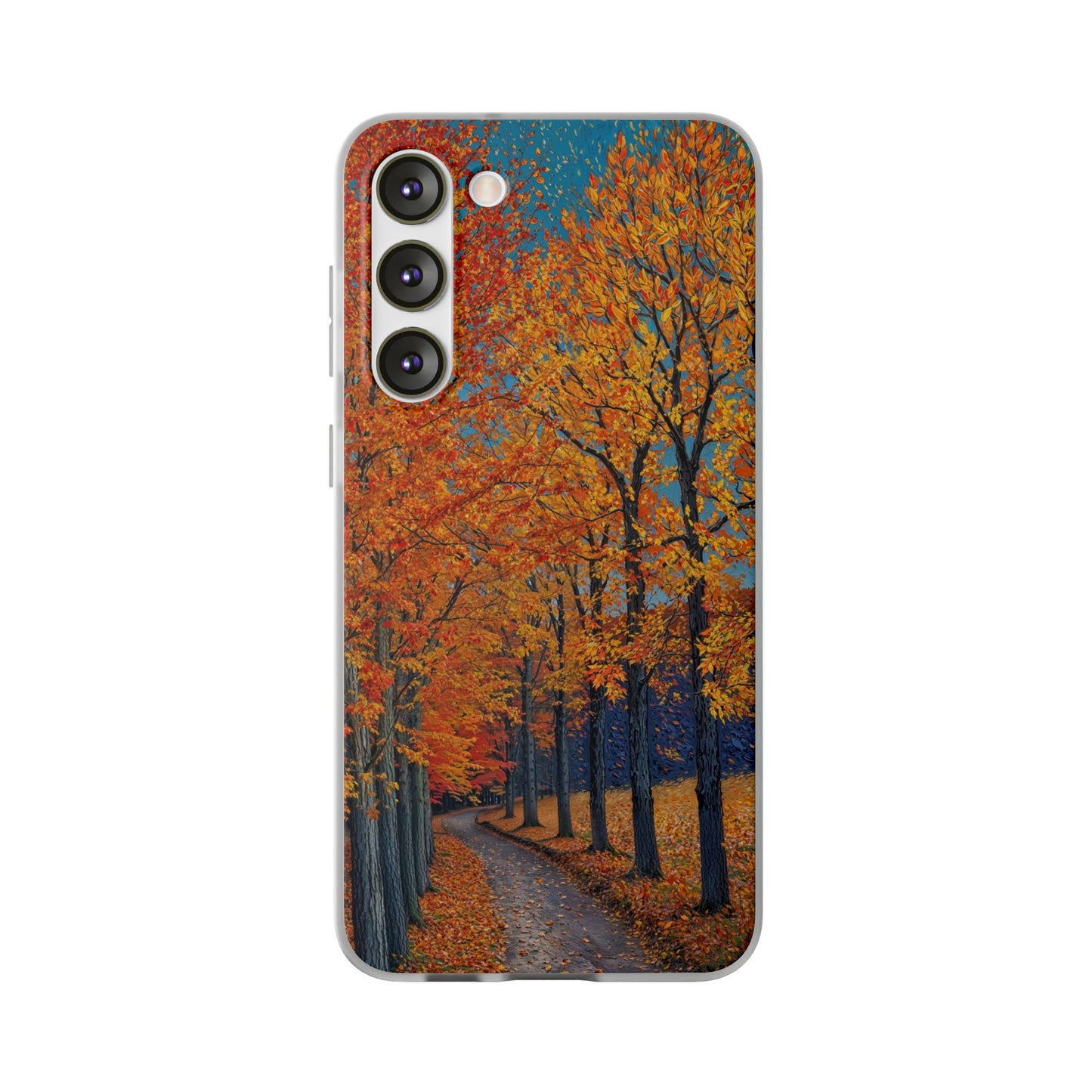 Golden Autumn Pathway Phone Case