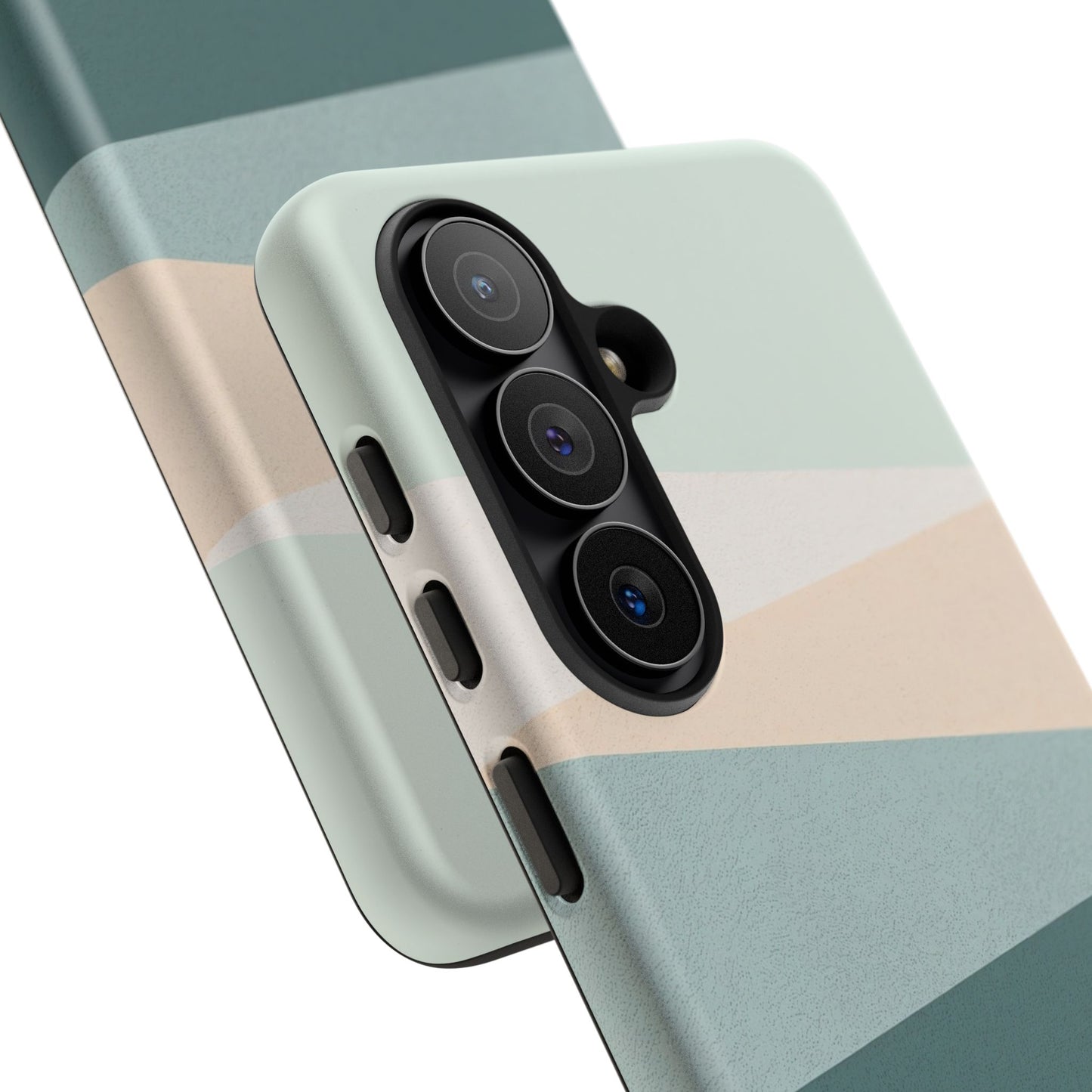 Samsung Galaxy Minimal Neutral Stripe Case - Matte Tough Protective Cover