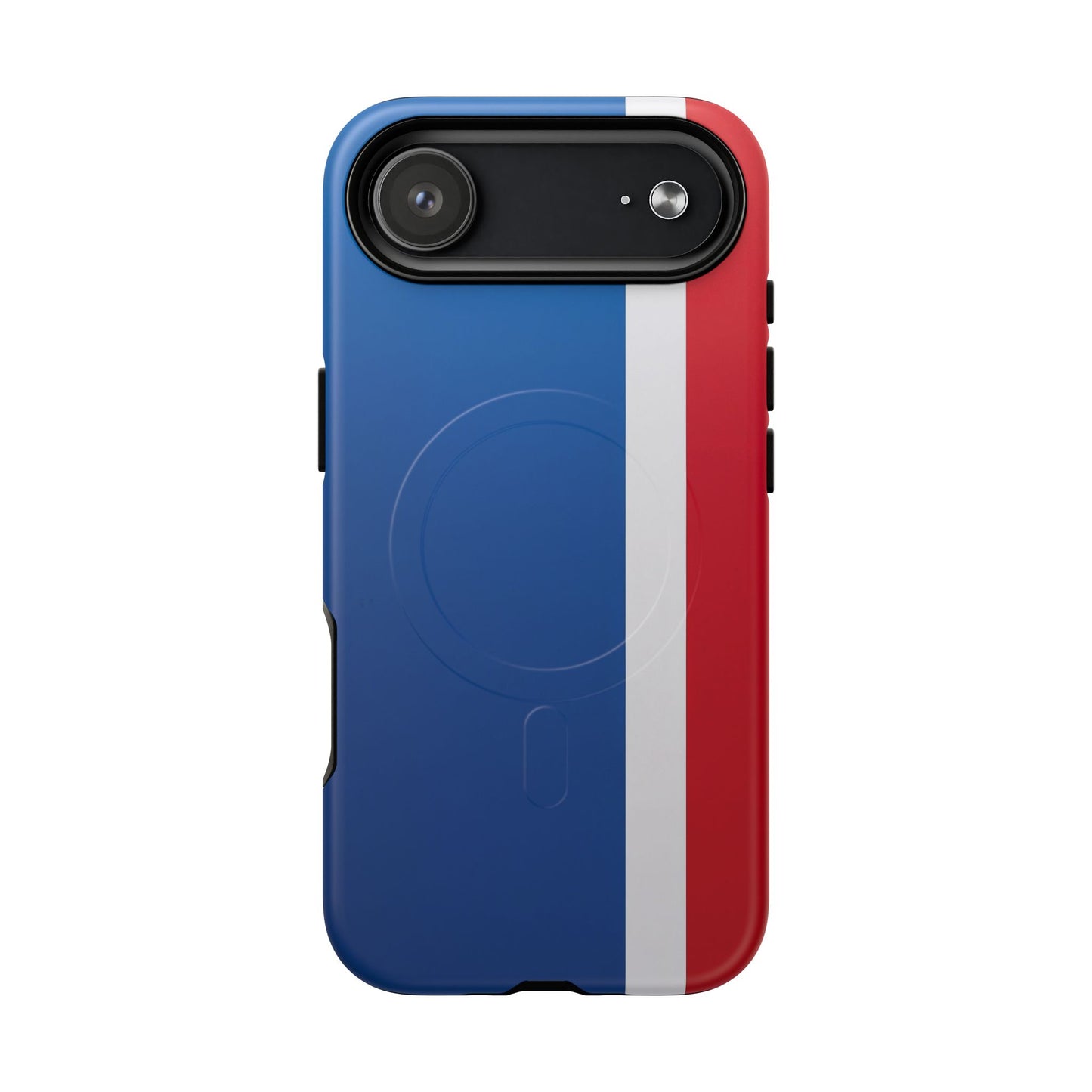 Tricolour Line iPhone Case - Luxury Shockproof MagSafe® Tough Cover