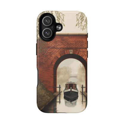 Willow Canal Bridge Passage iPhone Case – Heritage Waterway Design