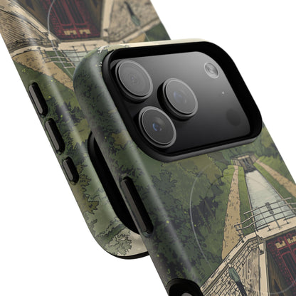 iPhone Heritage Canal Lock Flight Premium MagSafe Case