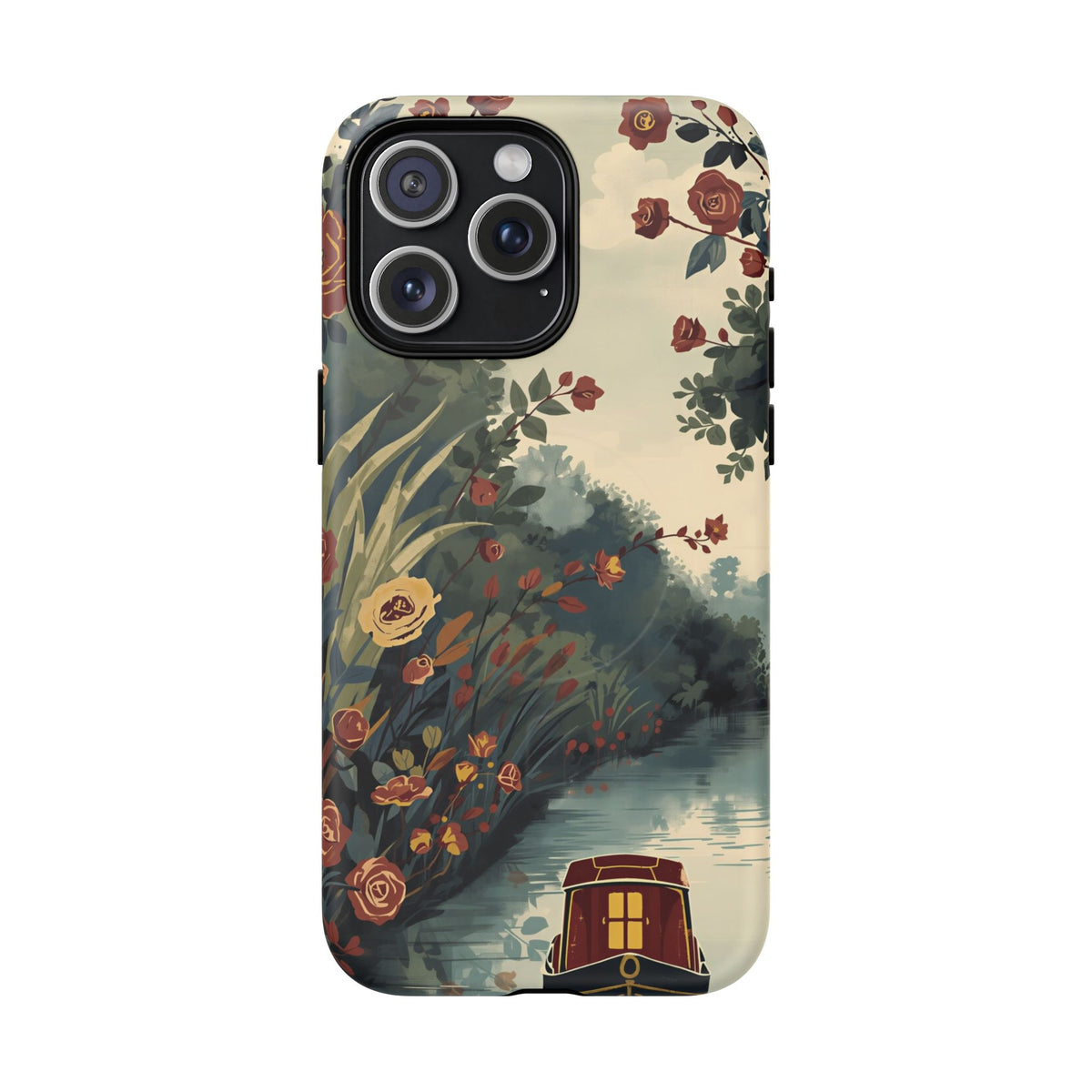 iPhone Porthole Canal Garden Premium MagSafe Case