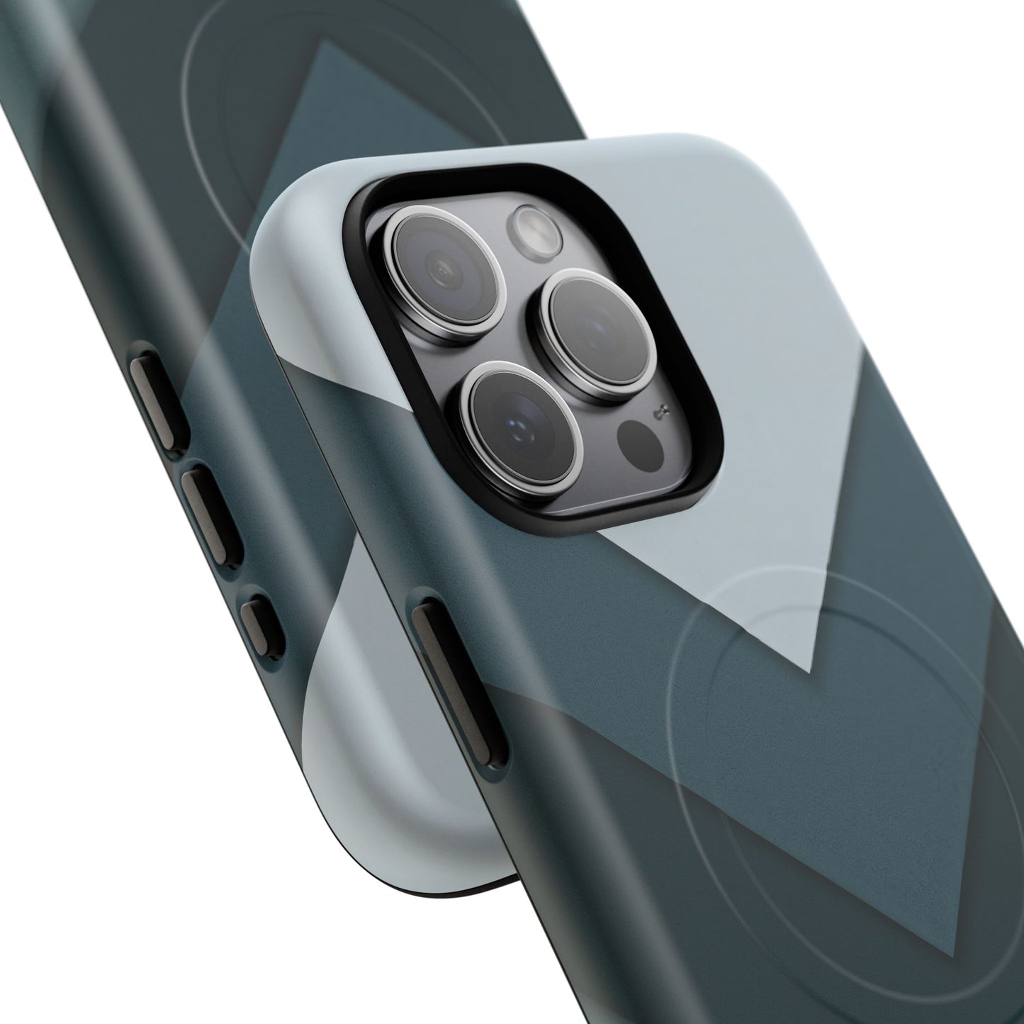 Midnight Chevron iPhone Case - Luxury Shockproof MagSafe® Tough Cover