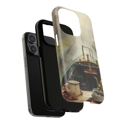 iPhone Misty Narrowboat Stern Premium MagSafe Case