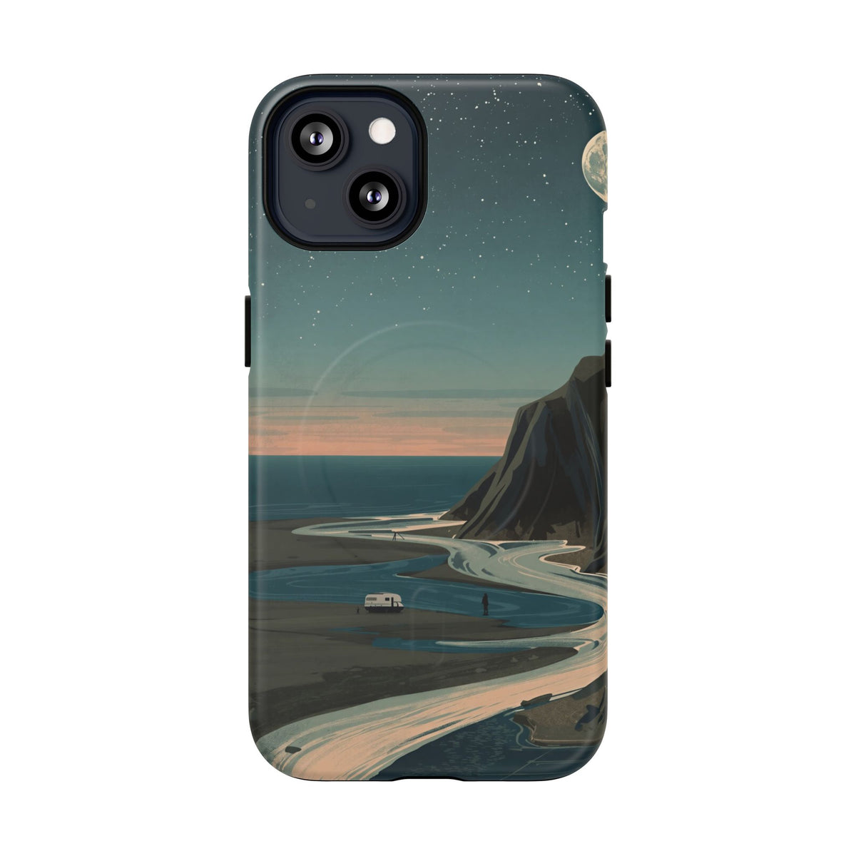 iPhone Moonlit British Cliffs Premium MagSafe Case