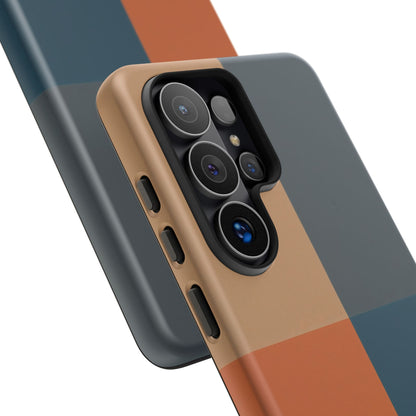 Samsung Galaxy Mid Century Colour Block Case - Matte Tough Protective Cover