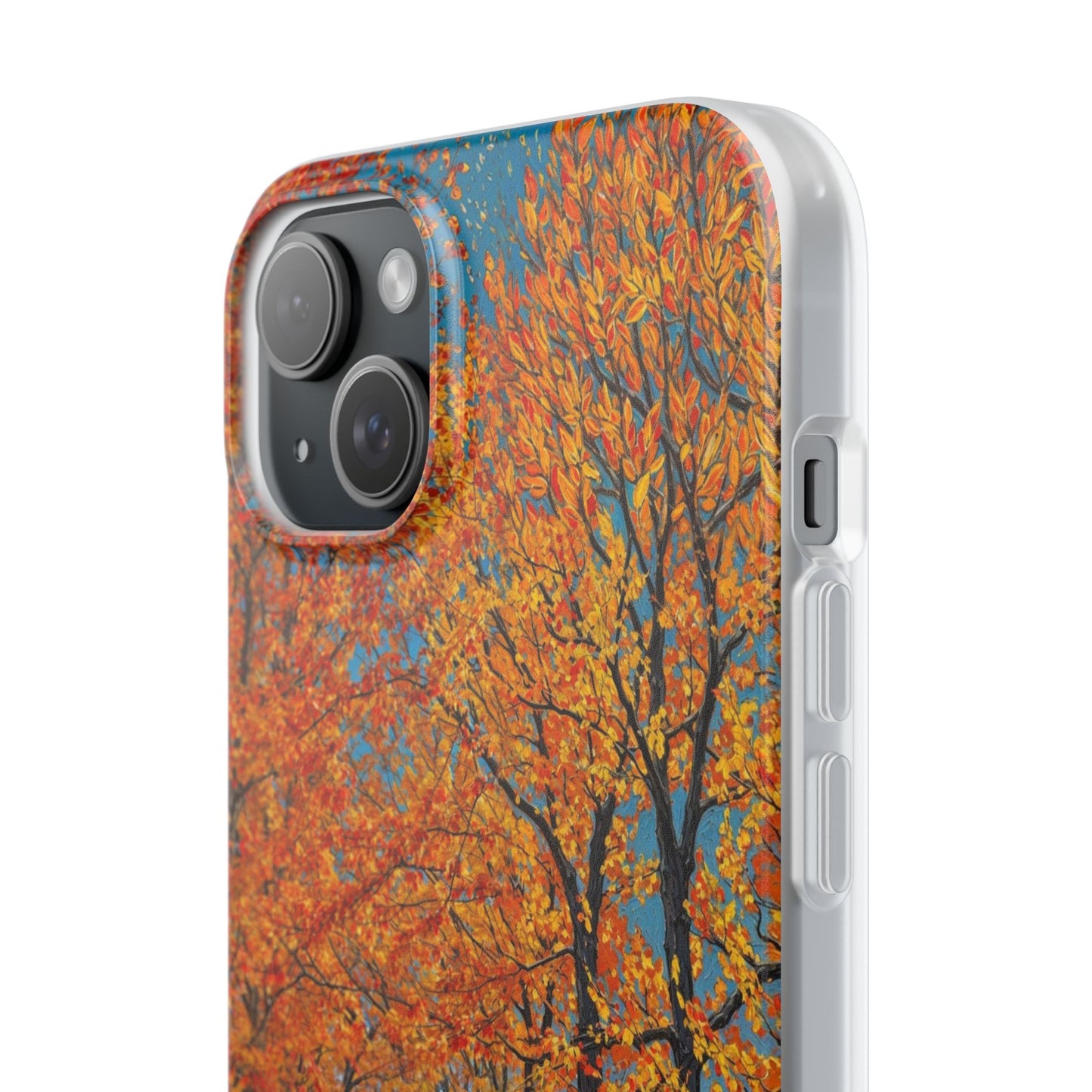 Golden Autumn Pathway Phone Case