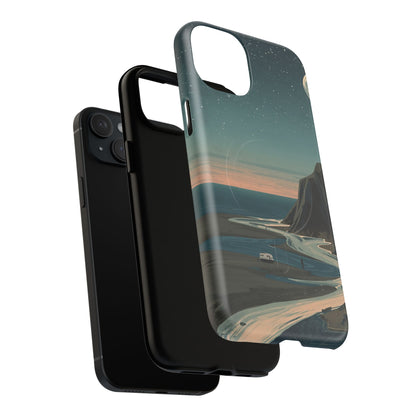 iPhone Moonlit British Cliffs Premium MagSafe Case