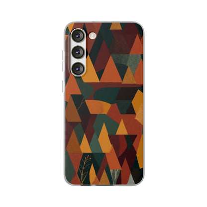 Geometric Autumn Forest Phone Case