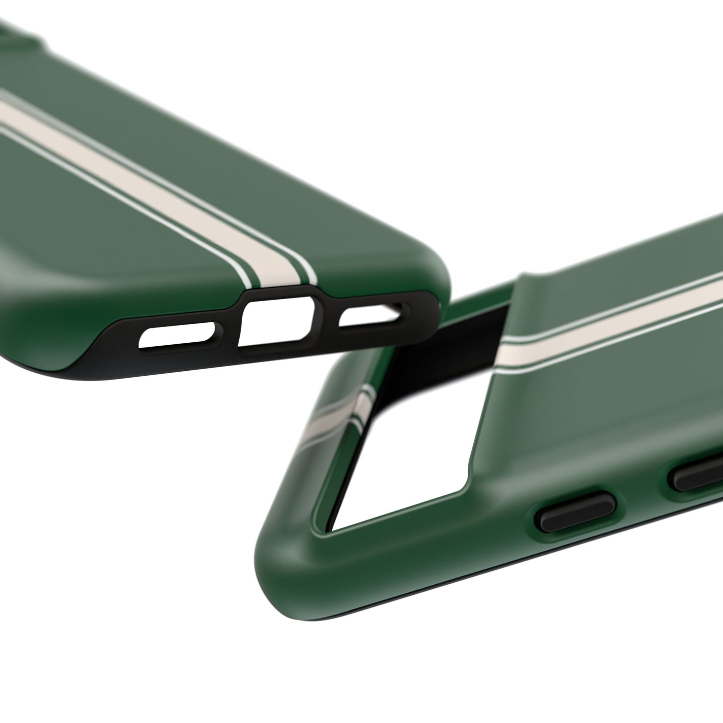 Google Pixel Case - British Racing Green Stripe Design