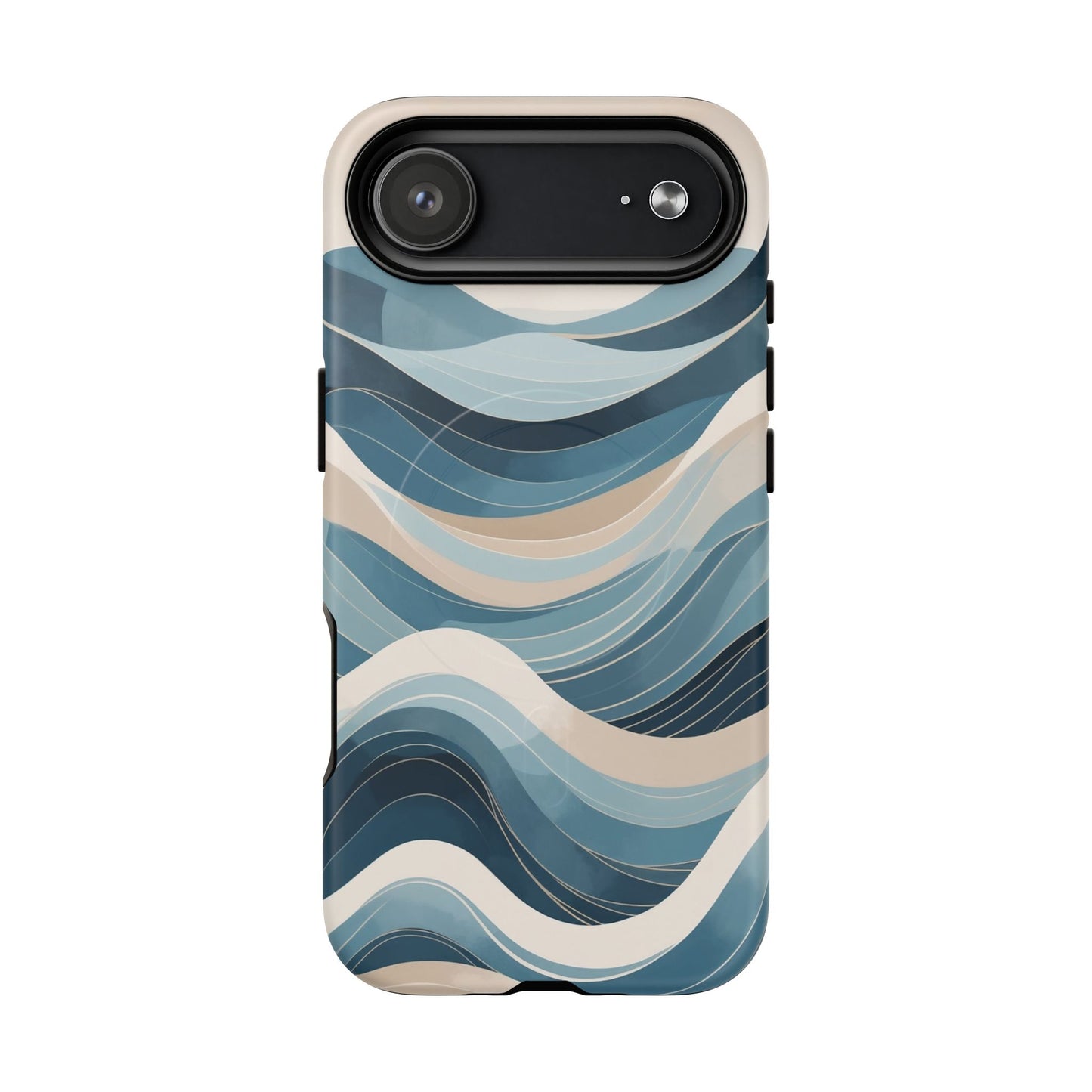 Coastal Drift Wave iPhone Case - Premium MagSafe Protective Cover