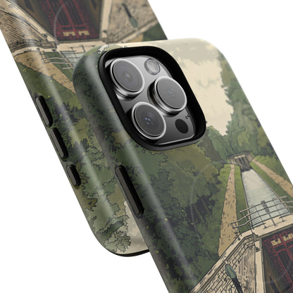 iPhone Heritage Canal Lock Flight Premium MagSafe Case