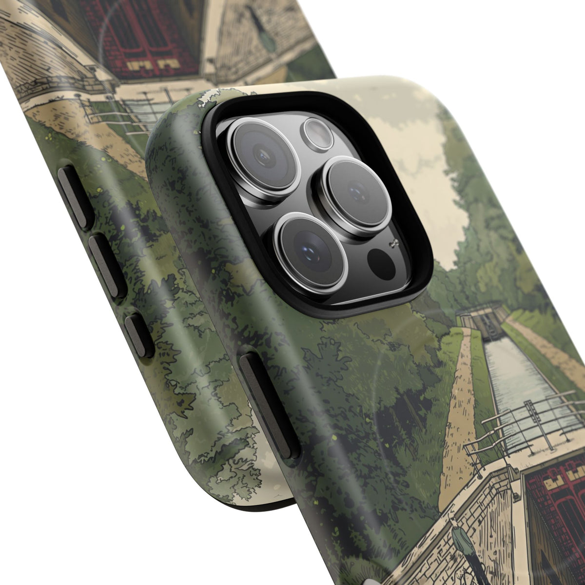 iPhone Heritage Canal Lock Flight Premium MagSafe Case