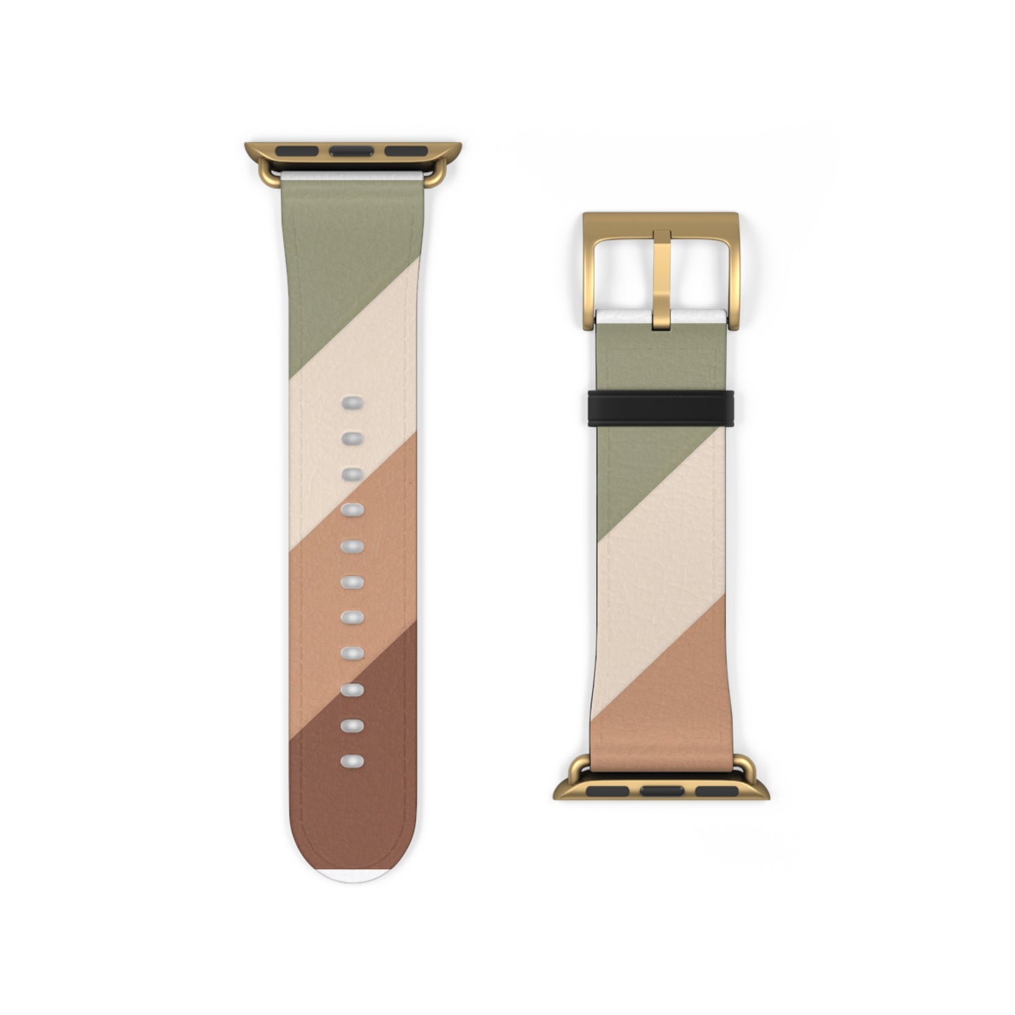 Sage Trail Apple Watch Strap - Soft Geometric Watch Band