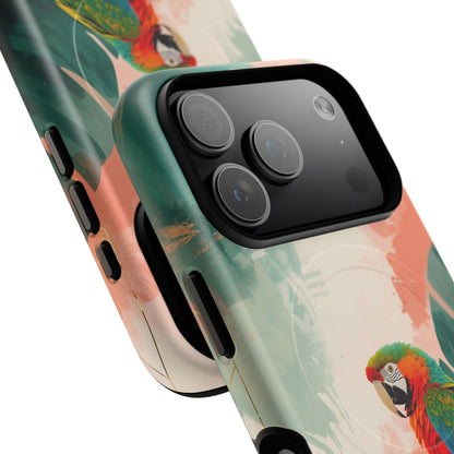 iPhone Tropical Parrot Premium MagSafe Case