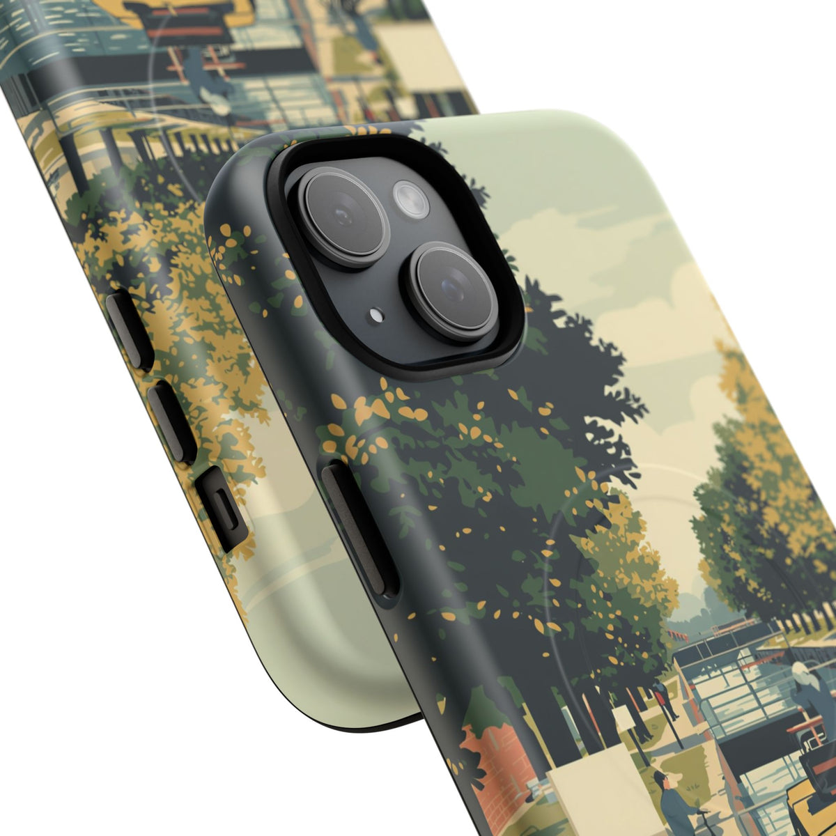 iPhone Towpath Lock Audience Premium MagSafe Case