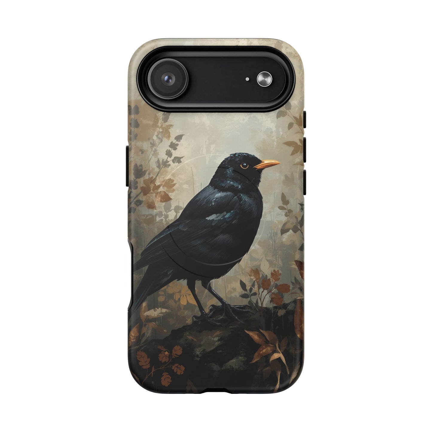 iPhone Moody Blackbird Premium MagSafe Case