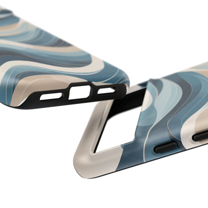 Google Pixel Case - Blue Ocean Wave Pattern