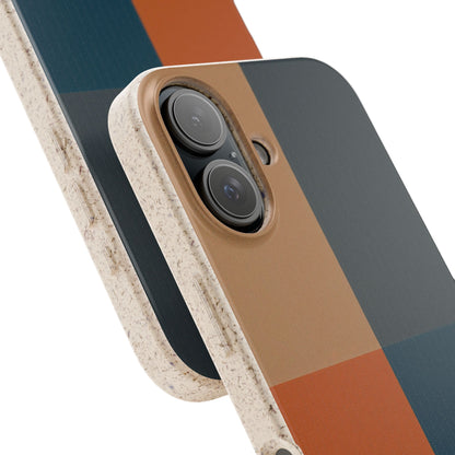 Harbour Grid Eco-Friendly iPhone Case - Sustainable Biodegradable Design
