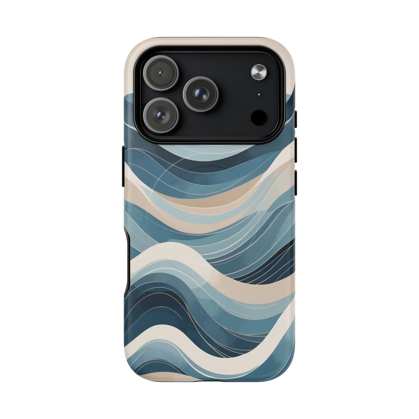 Coastal Drift Wave iPhone Case - Premium MagSafe Protective Cover