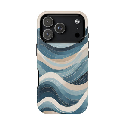 Coastal Drift Wave iPhone Case - Premium MagSafe Protective Cover