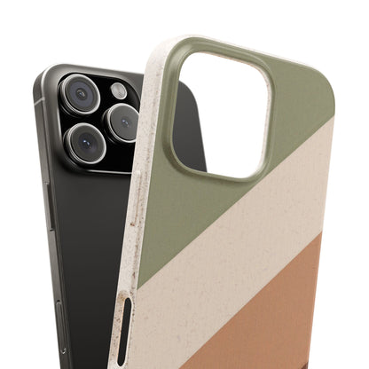 Sage Trail Eco-Friendly iPhone Case - Sustainable Biodegradable Design