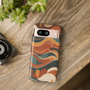 Google Pixel Case - Abstract Autumn Waves