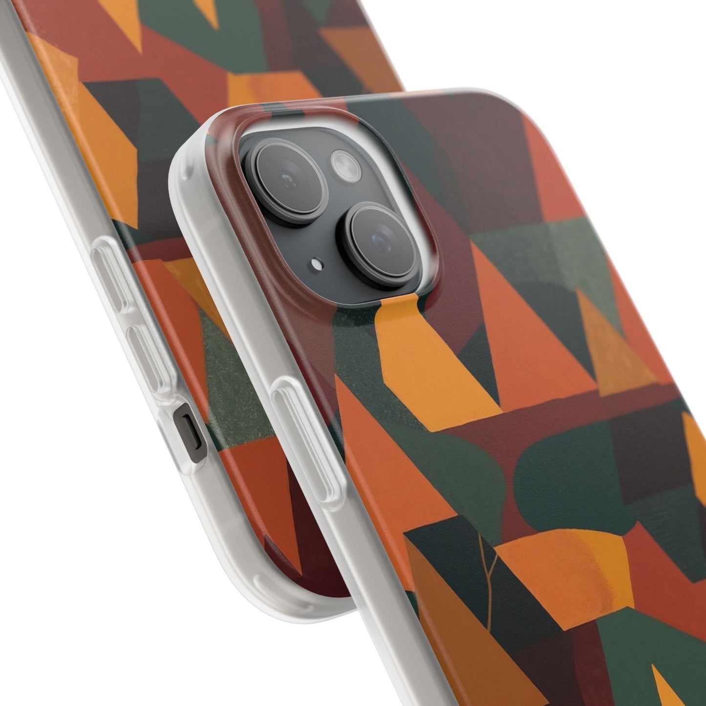 Geometric Autumn Forest Phone Case