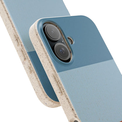 Coastal Horizon Eco-Friendly iPhone Case - Sustainable Biodegradable Design