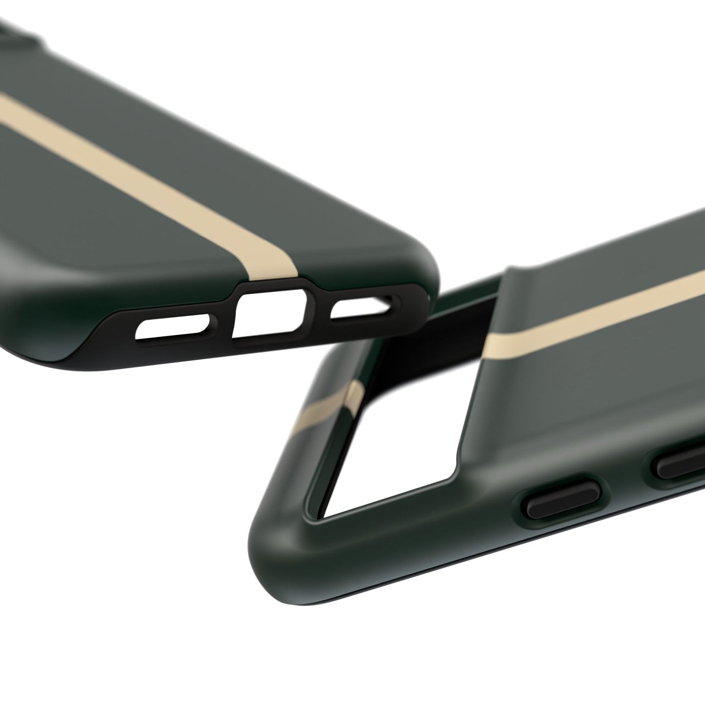 Google Pixel Case - British Racing Green Stripe Design