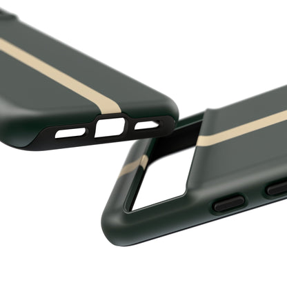 Google Pixel Case - British Racing Green Stripe Design