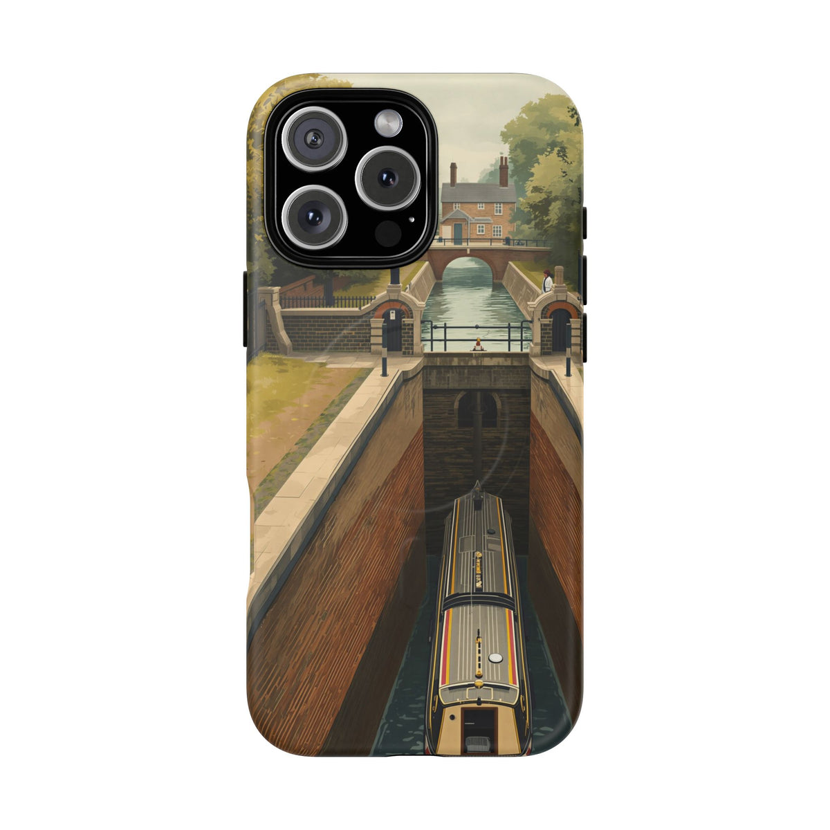 The Lock Keeper’s Vertical Journey Heritage iPhone Case