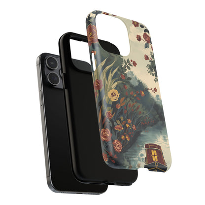 iPhone Porthole Canal Garden Premium MagSafe Case