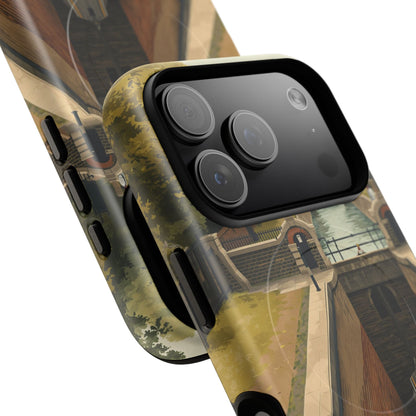 The Lock Keeper’s Vertical Journey Heritage iPhone Case