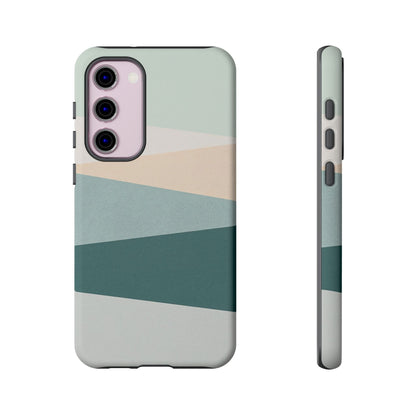 Samsung Galaxy Minimal Neutral Stripe Case - Matte Tough Protective Cover